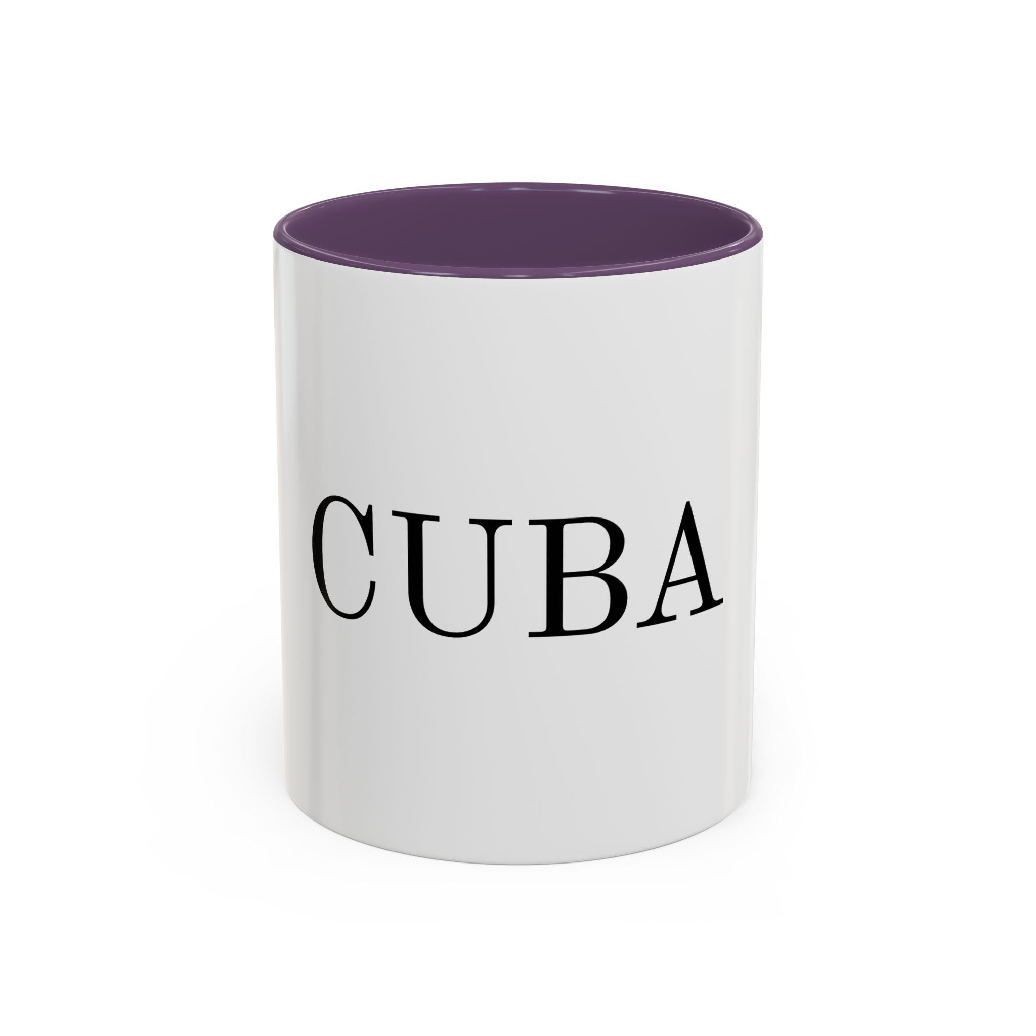 Cuba Flag Accent Coffee Mug — 11/15oz Ceramic Travel-Ready Tea & Coffee Cup