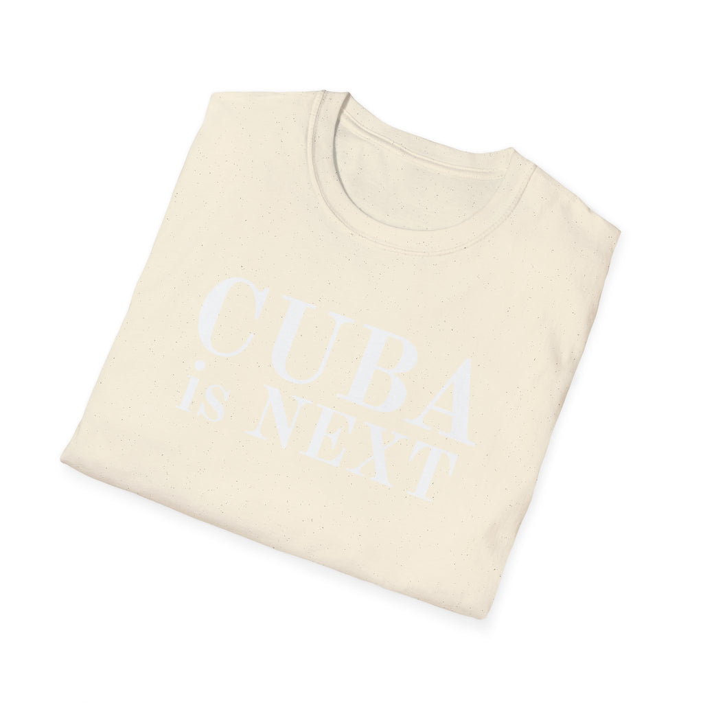 Black Cuba Is Next T-Shirt — Minimalist Statement Tee