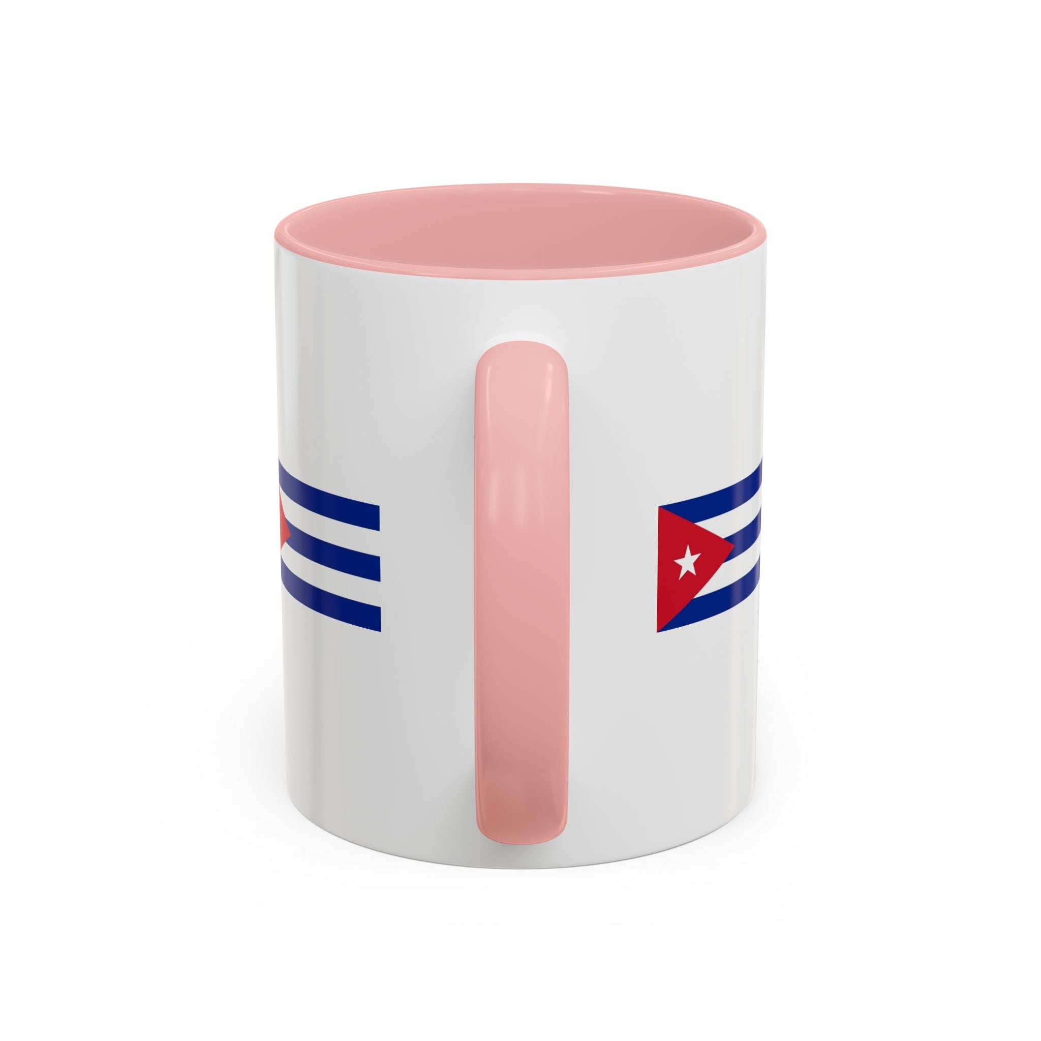 Cuba Flag Accent Coffee Mug — 11/15oz Ceramic Travel-Ready Tea & Coffee Cup