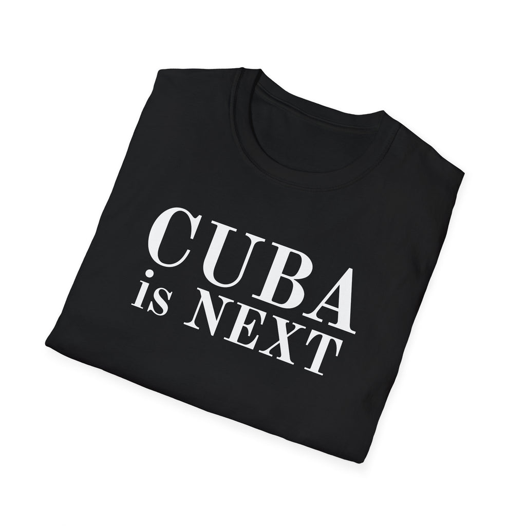Black Cuba Is Next T-Shirt — Minimalist Statement Tee