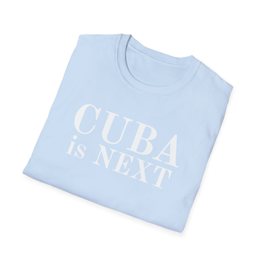 Black Cuba Is Next T-Shirt — Minimalist Statement Tee